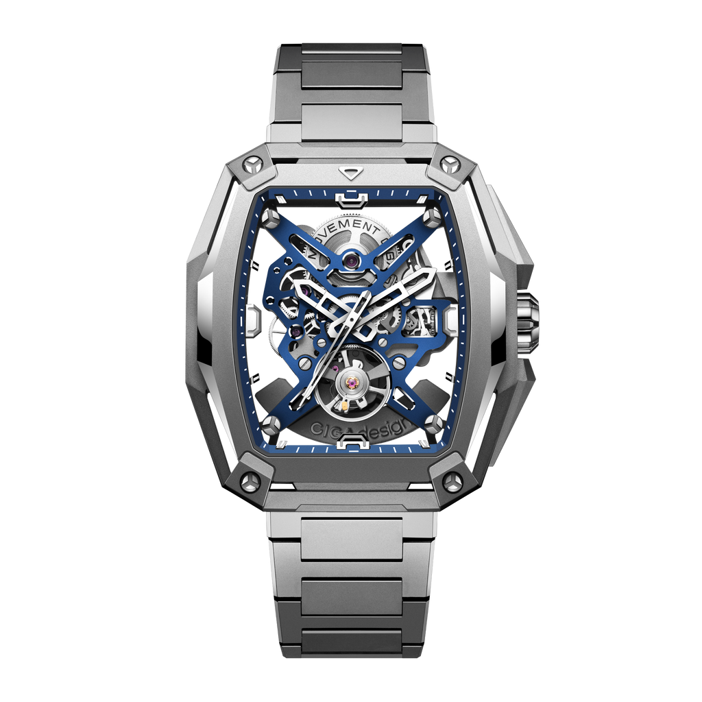 CIGA design SKELETON AUTOMATIC WATCH HUNTER TITANIUM