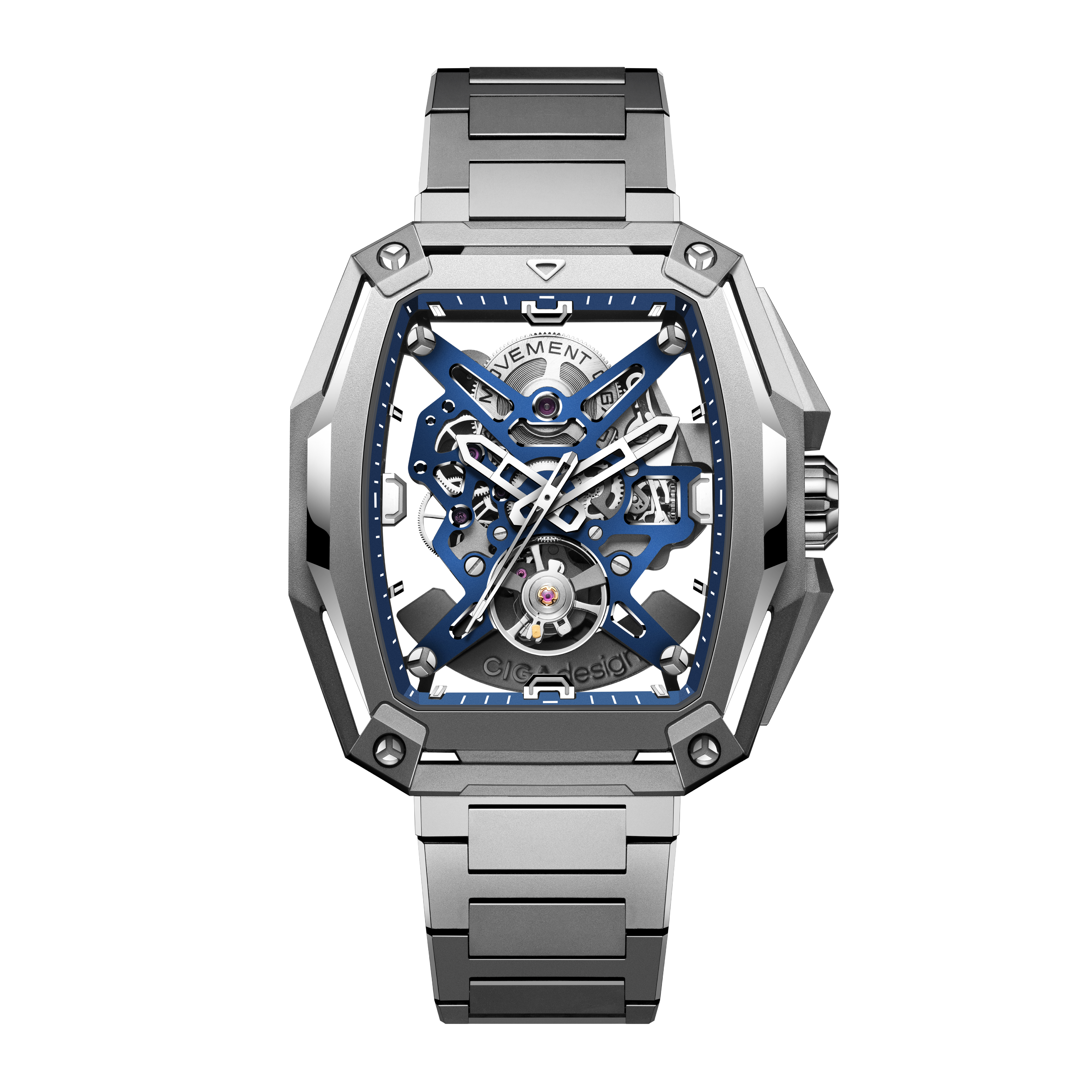 CIGA design SKELETON AUTOMATIC WATCH HUNTER TITANIUM
