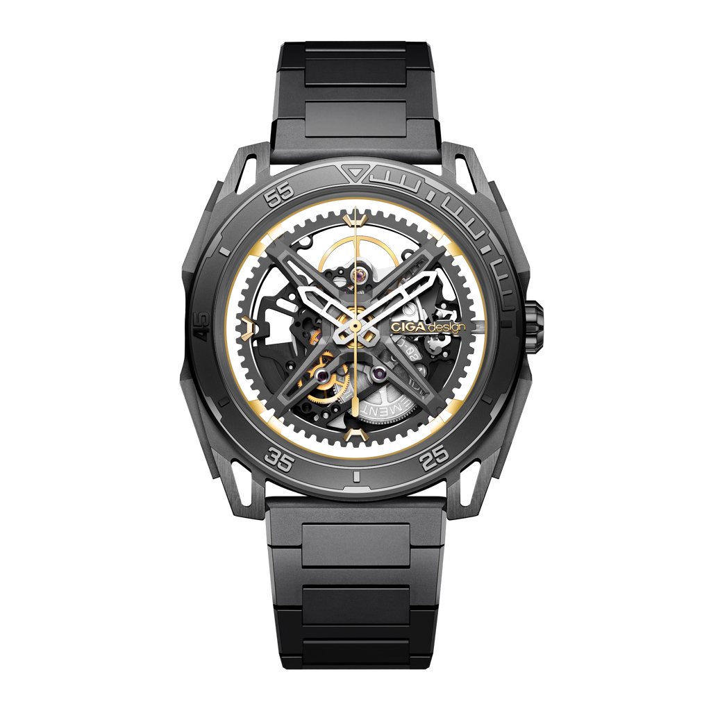 CIGA design ROUND AUTOMATIC SKELETON WATCH · FALCON