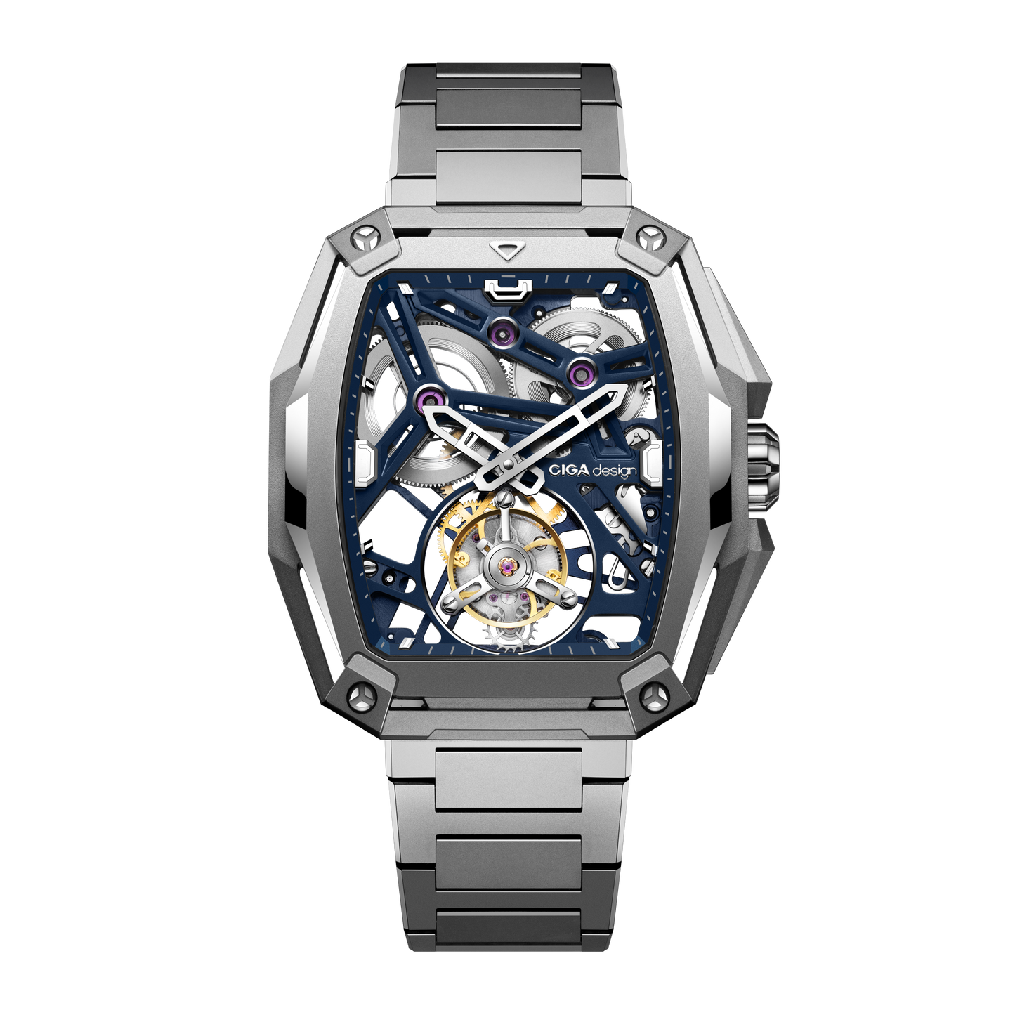 CIGA design ADVANCED SKELETON COMPLICATION WATCH HUNTER · TOURBILLON