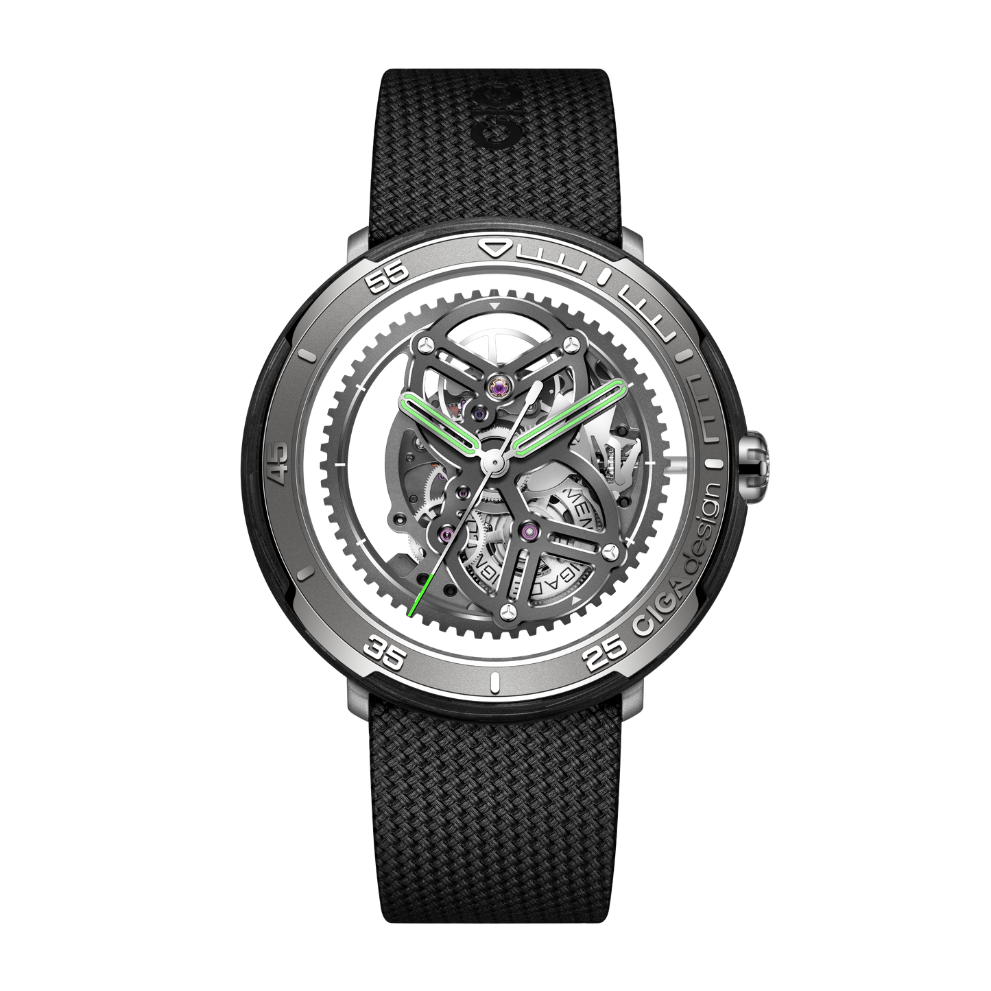CIGA design RACING-INSPIRED AUTOMATIC SKELETON WATCH VECTOR