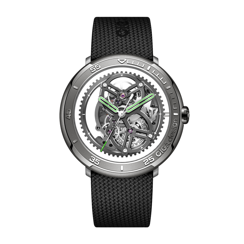 CIGA design RACING-INSPIRED AUTOMATIC SKELETON WATCH VECTOR
