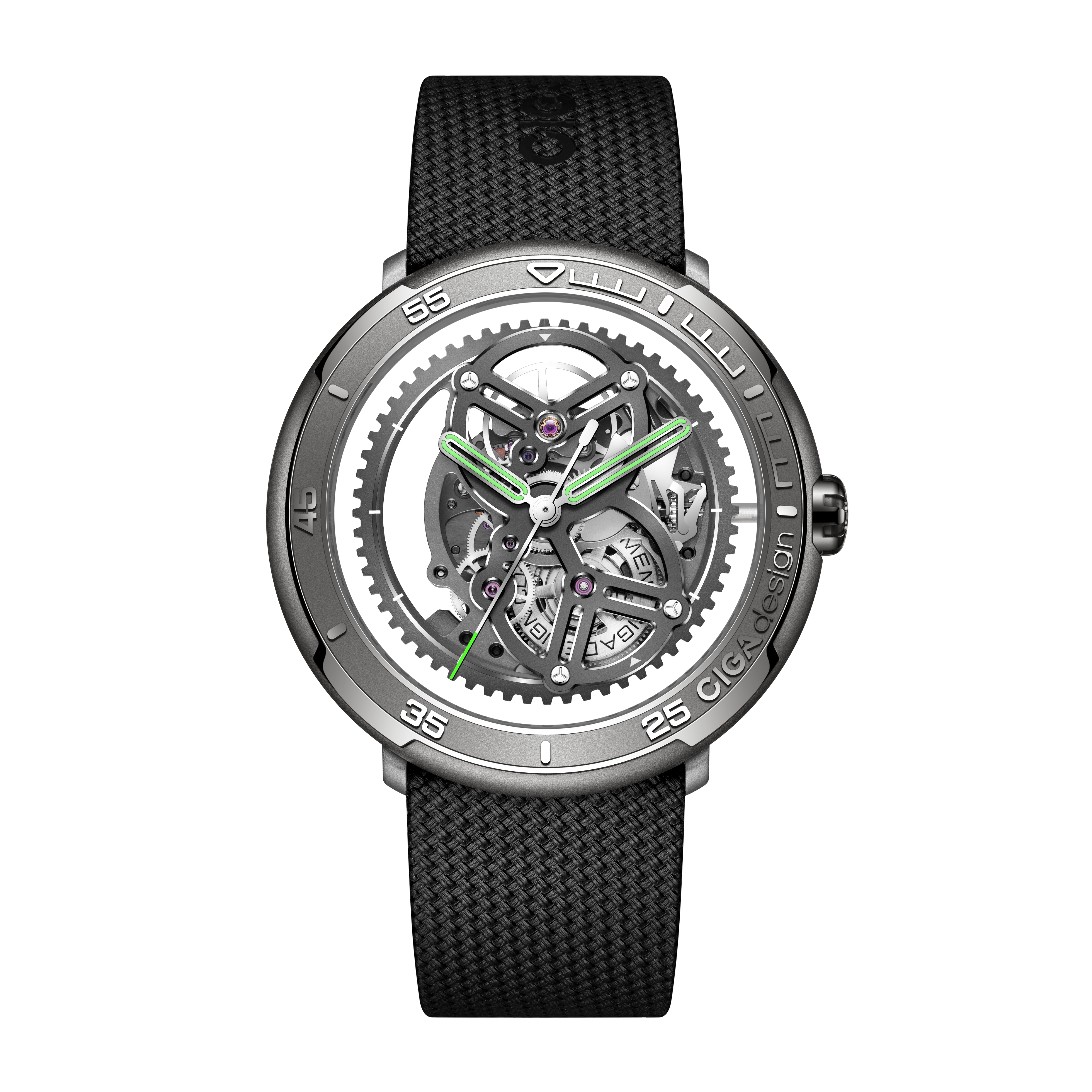 CIGA design RACING-INSPIRED AUTOMATIC SKELETON WATCH VECTOR