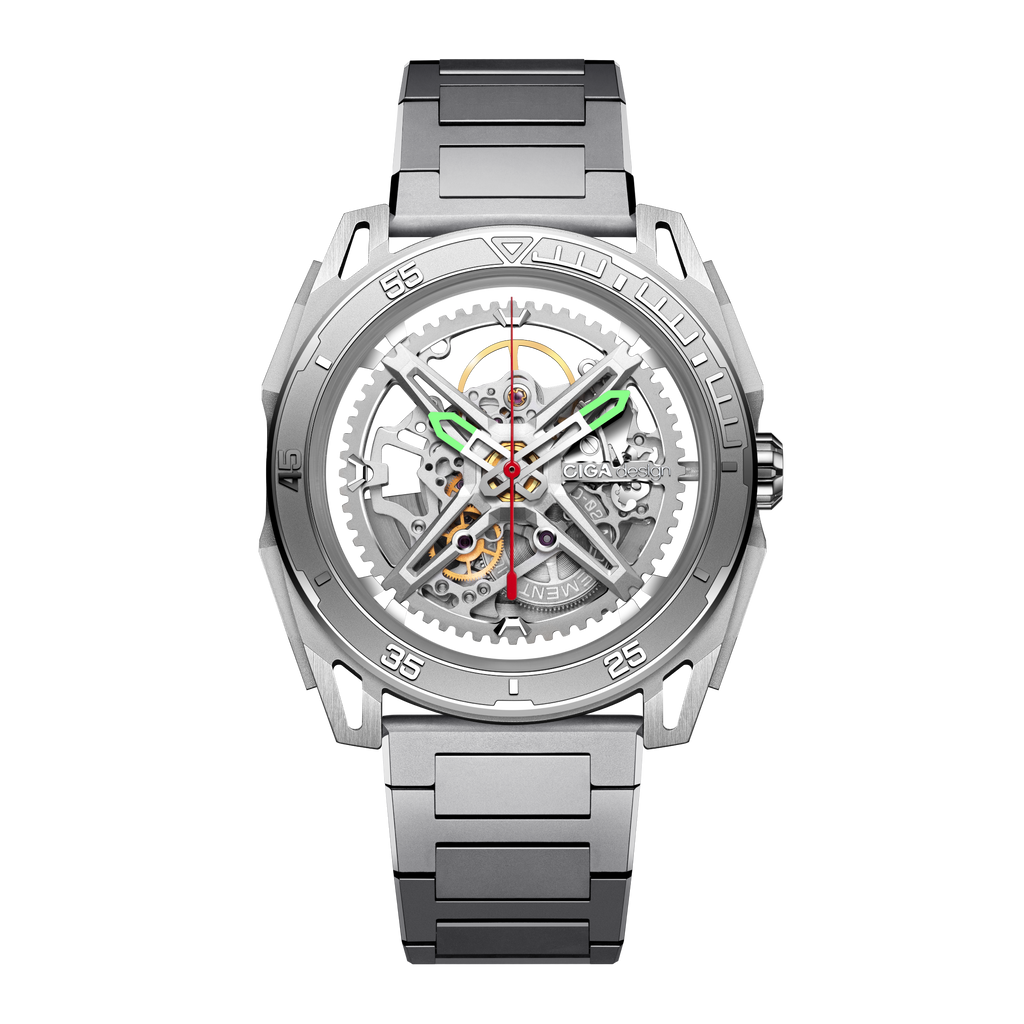 CIGA design ROUND AUTOMATIC SKELETON WATCH · FALCON