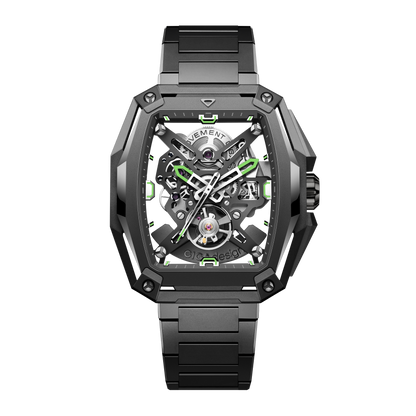 CIGA design SKELETON AUTOMATIC WATCH HUNTER TITANIUM