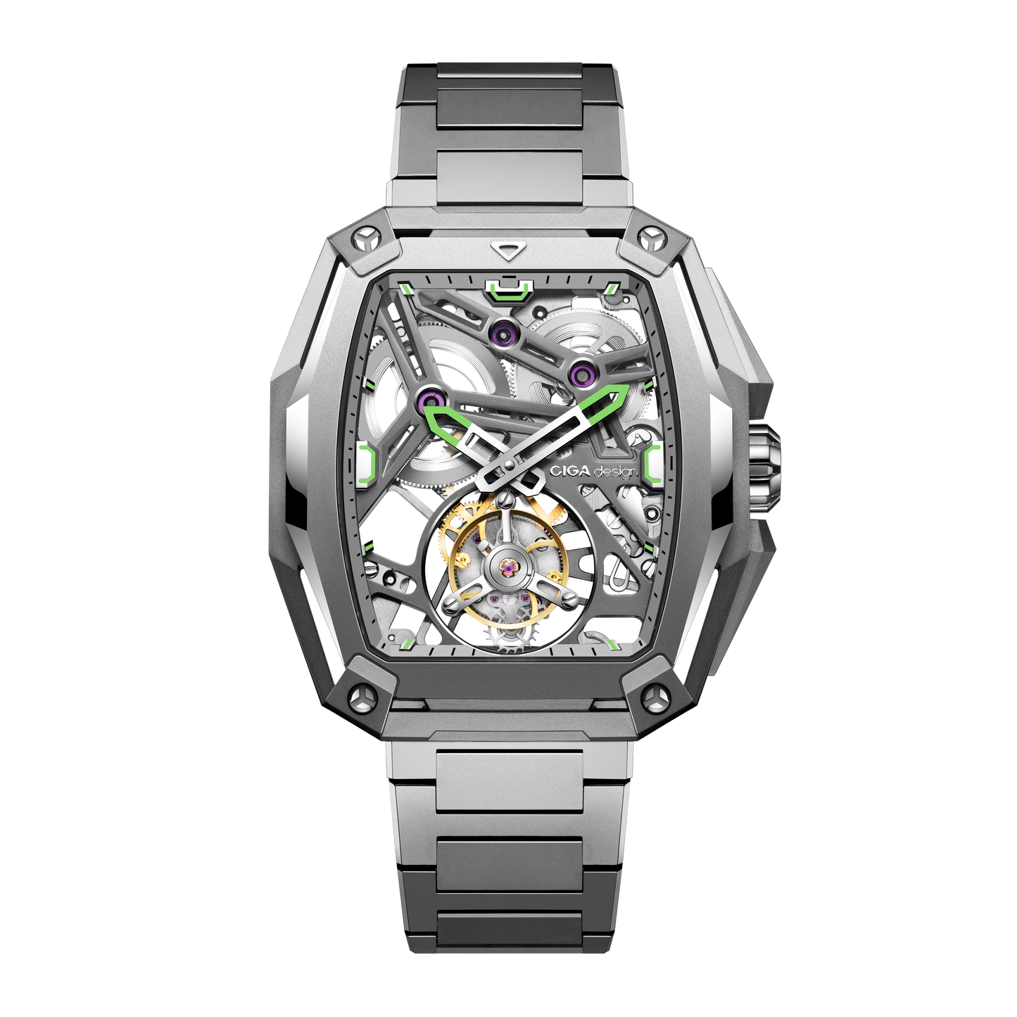 CIGA design ADVANCED SKELETON COMPLICATION WATCH HUNTER · TOURBILLON
