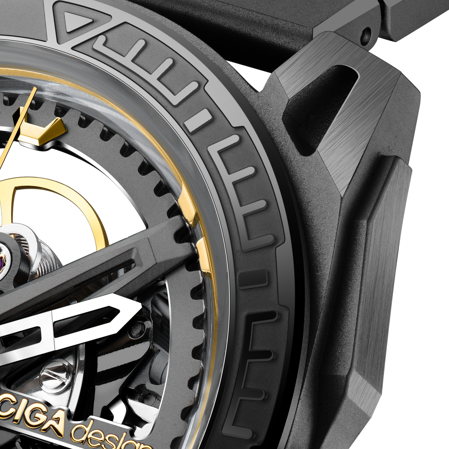 CIGA design ROUND AUTOMATIC SKELETON WATCH · FALCON