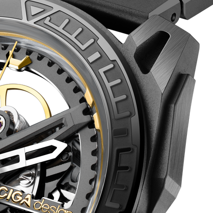 CIGA design ROUND AUTOMATIC SKELETON WATCH · FALCON