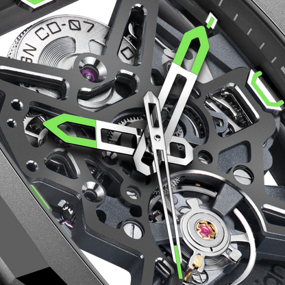 CIGA design SKELETON AUTOMATIC WATCH HUNTER TITANIUM