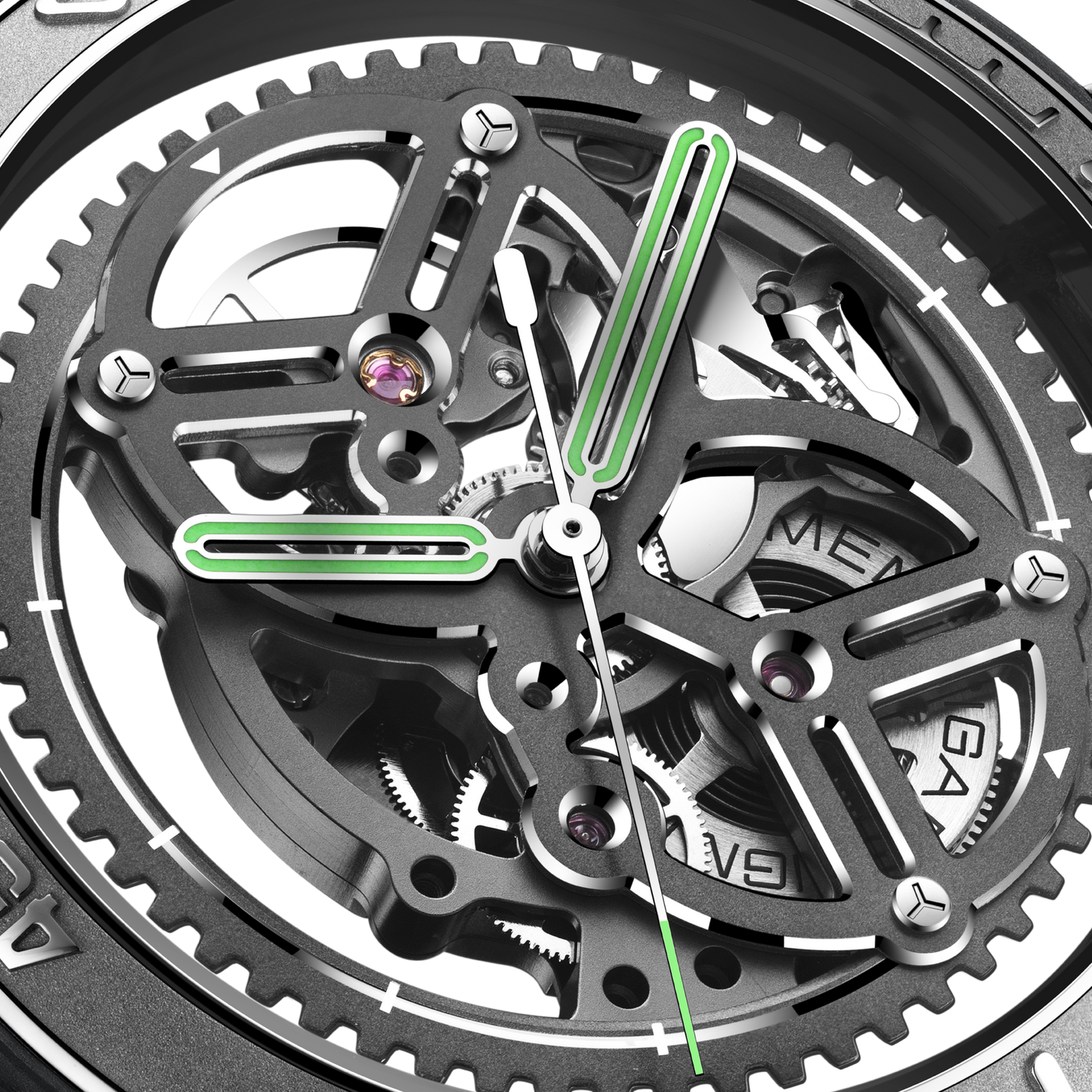 CIGA design RACING-INSPIRED AUTOMATIC SKELETON WATCH VECTOR