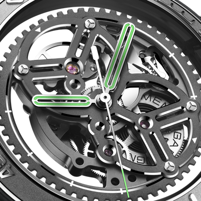 CIGA design RACING-INSPIRED AUTOMATIC SKELETON WATCH VECTOR