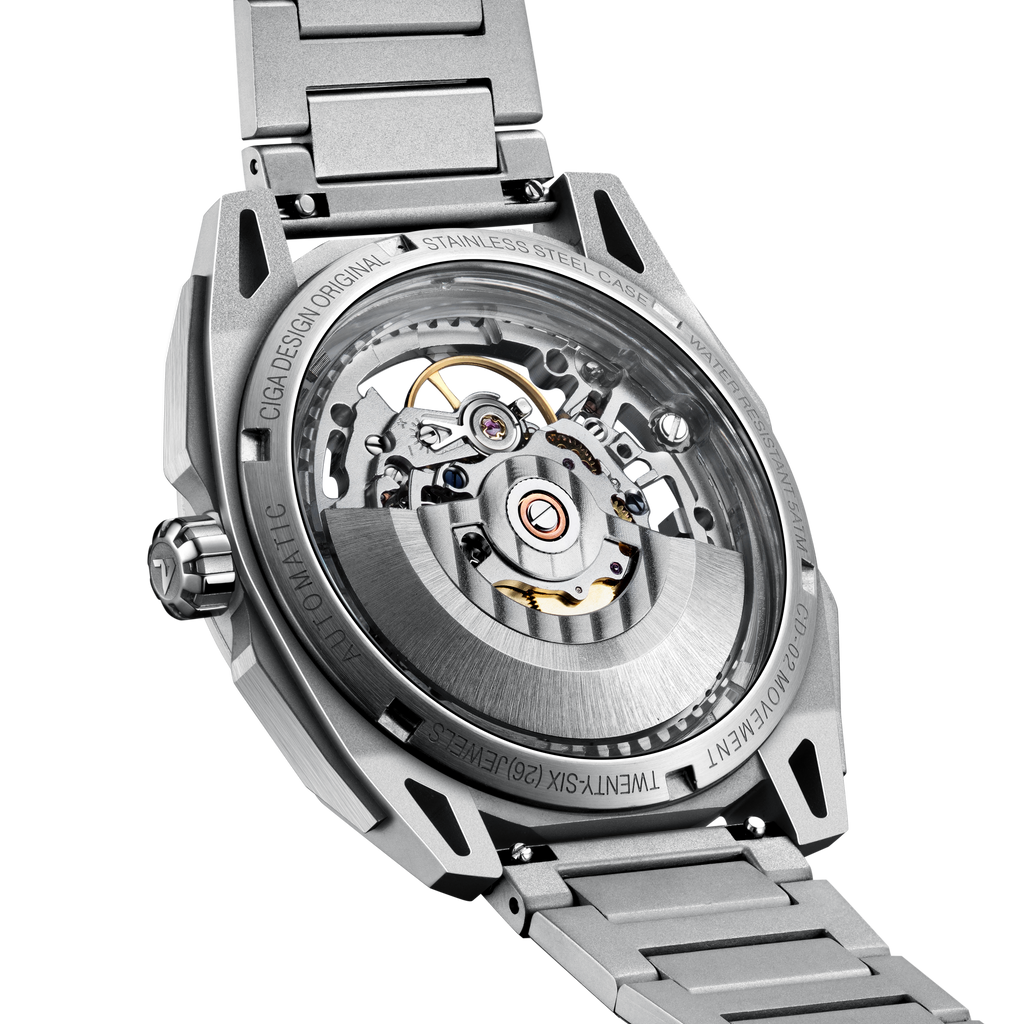 CIGA design ROUND AUTOMATIC SKELETON WATCH · FALCON