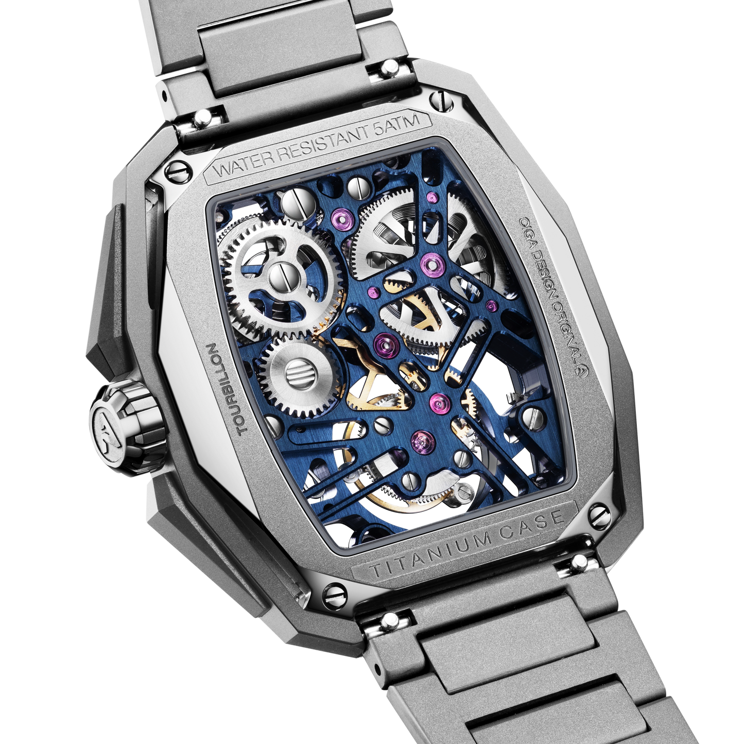 CIGA design ADVANCED SKELETON COMPLICATION WATCH HUNTER · TOURBILLON