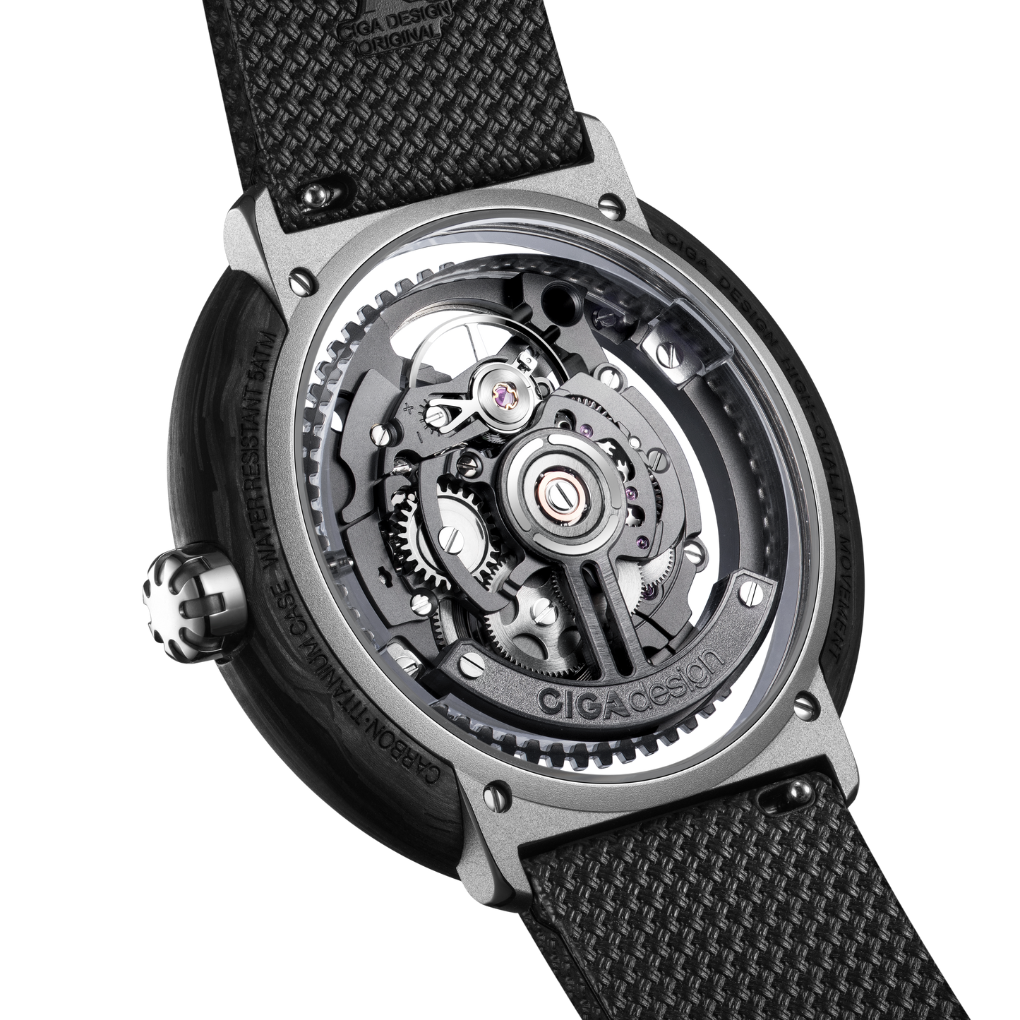 CIGA design RACING-INSPIRED AUTOMATIC SKELETON WATCH VECTOR