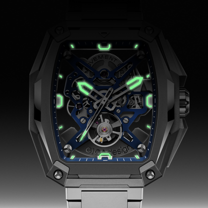 CIGA design SKELETON AUTOMATIC WATCH HUNTER TITANIUM