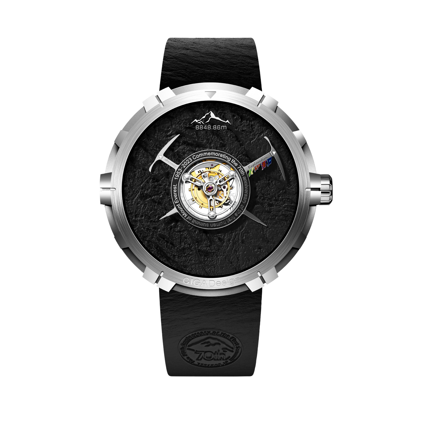 CIGA design CENTRAL TOURBILLON WATCH · EVEREST 70TH ANNIVERSARY EDITION