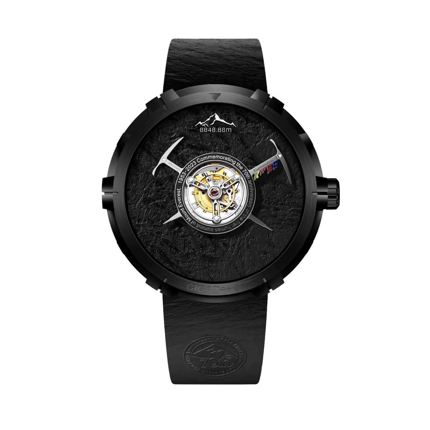 CIGA design CENTRAL TOURBILLON WATCH · EVEREST 70TH ANNIVERSARY EDITION