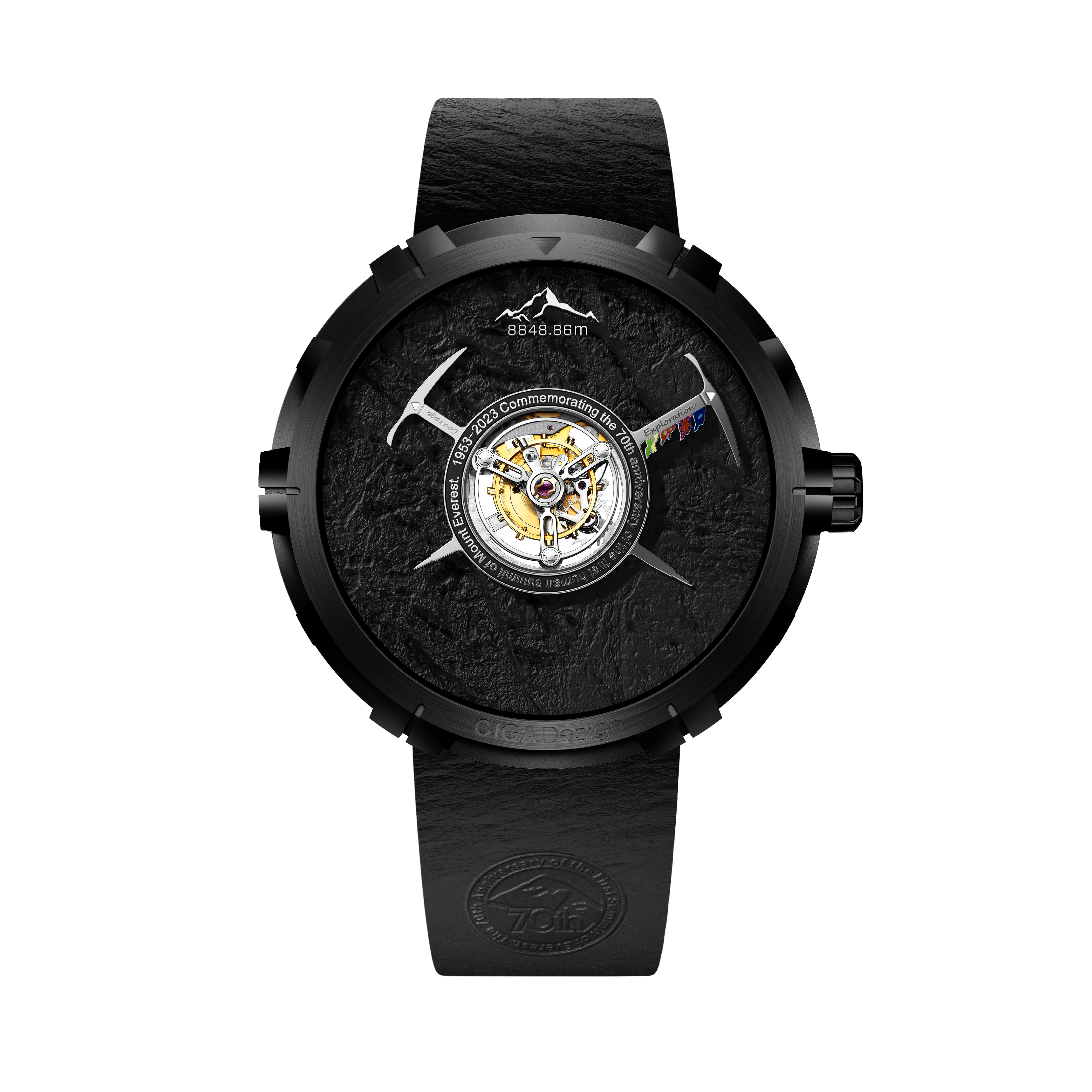 CIGA design CENTRAL TOURBILLON WATCH · EVEREST 70TH ANNIVERSARY EDITION