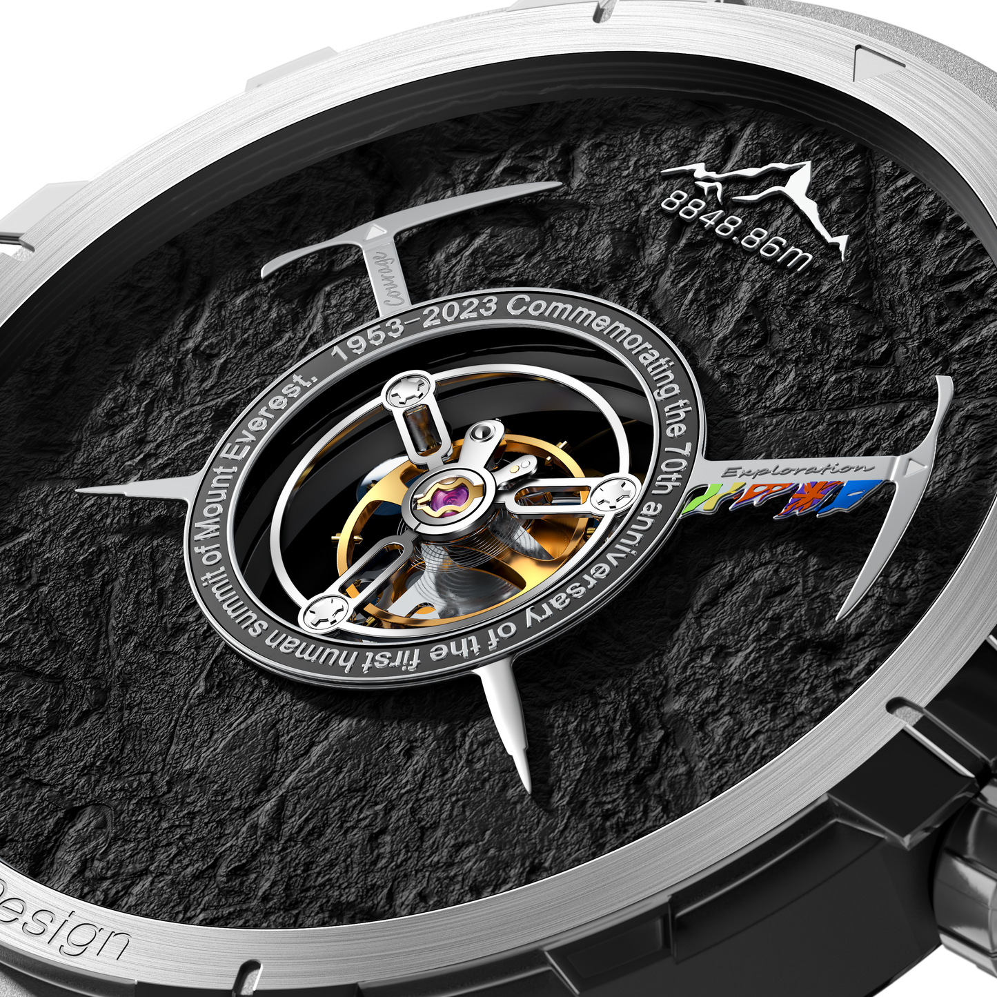 CIGA design CENTRAL TOURBILLON WATCH · EVEREST 70TH ANNIVERSARY EDITION