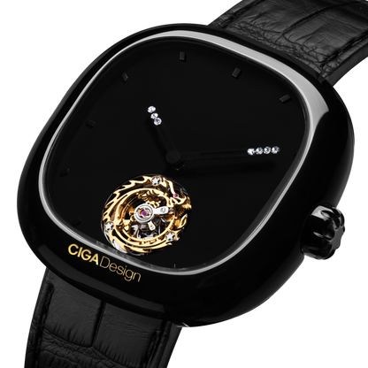 CIGA design MECHANICAL WATCH TOURBILLON CHINESE ZODIAC YEAR OF THE DRAGON