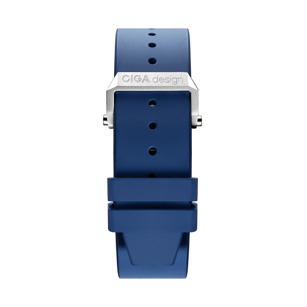 CIGA design Blue Planet exclusive fluororubber strap