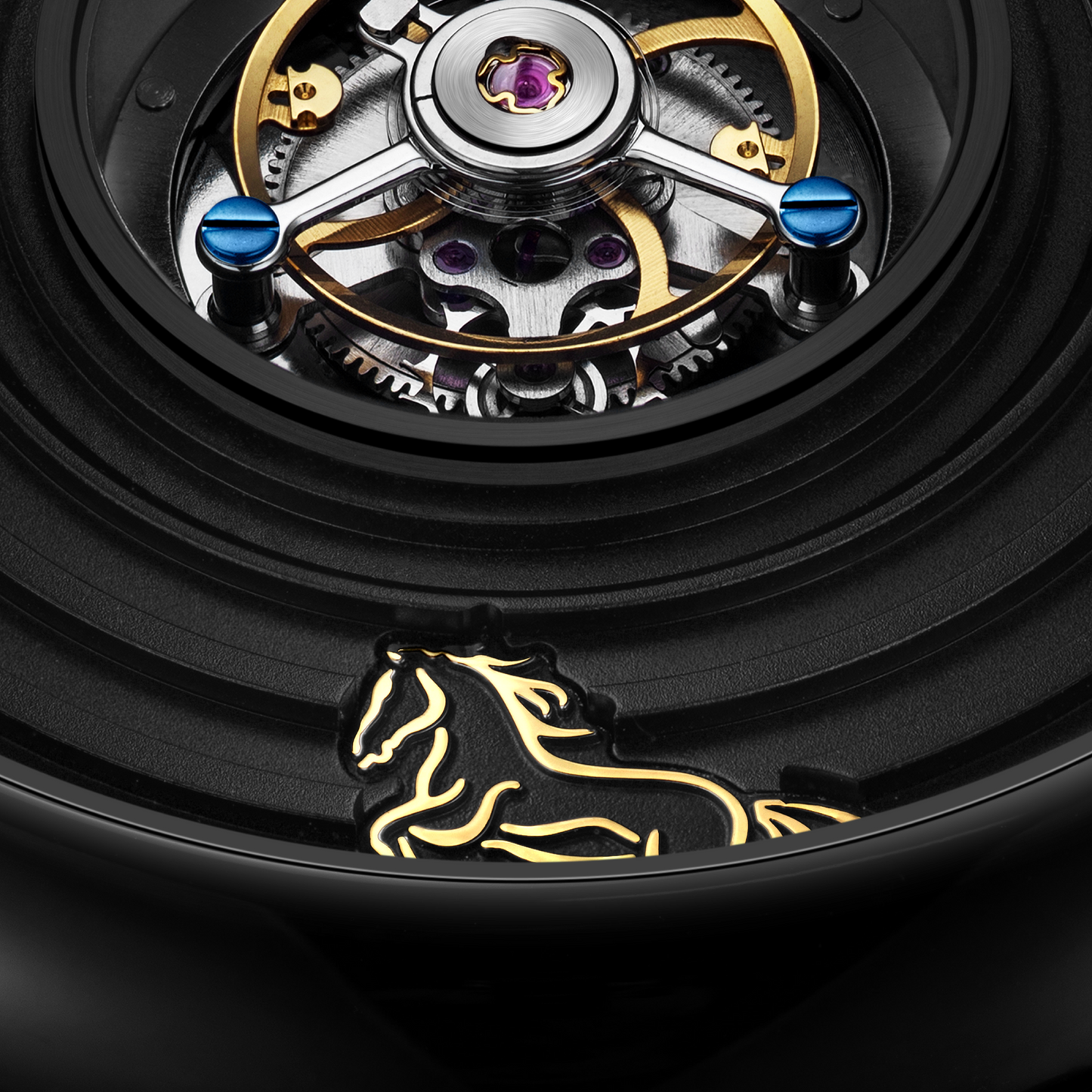 CIGA design CENTRAL TOURBILLON WATCH · CHINESE ZODIAC YEAR OF THE HORSE, LIMITED 199 PIECES