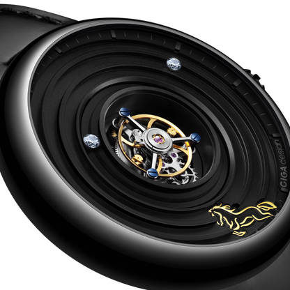 CIGA design CENTRAL TOURBILLON WATCH · CHINESE ZODIAC YEAR OF THE HORSE, LIMITED 199 PIECES