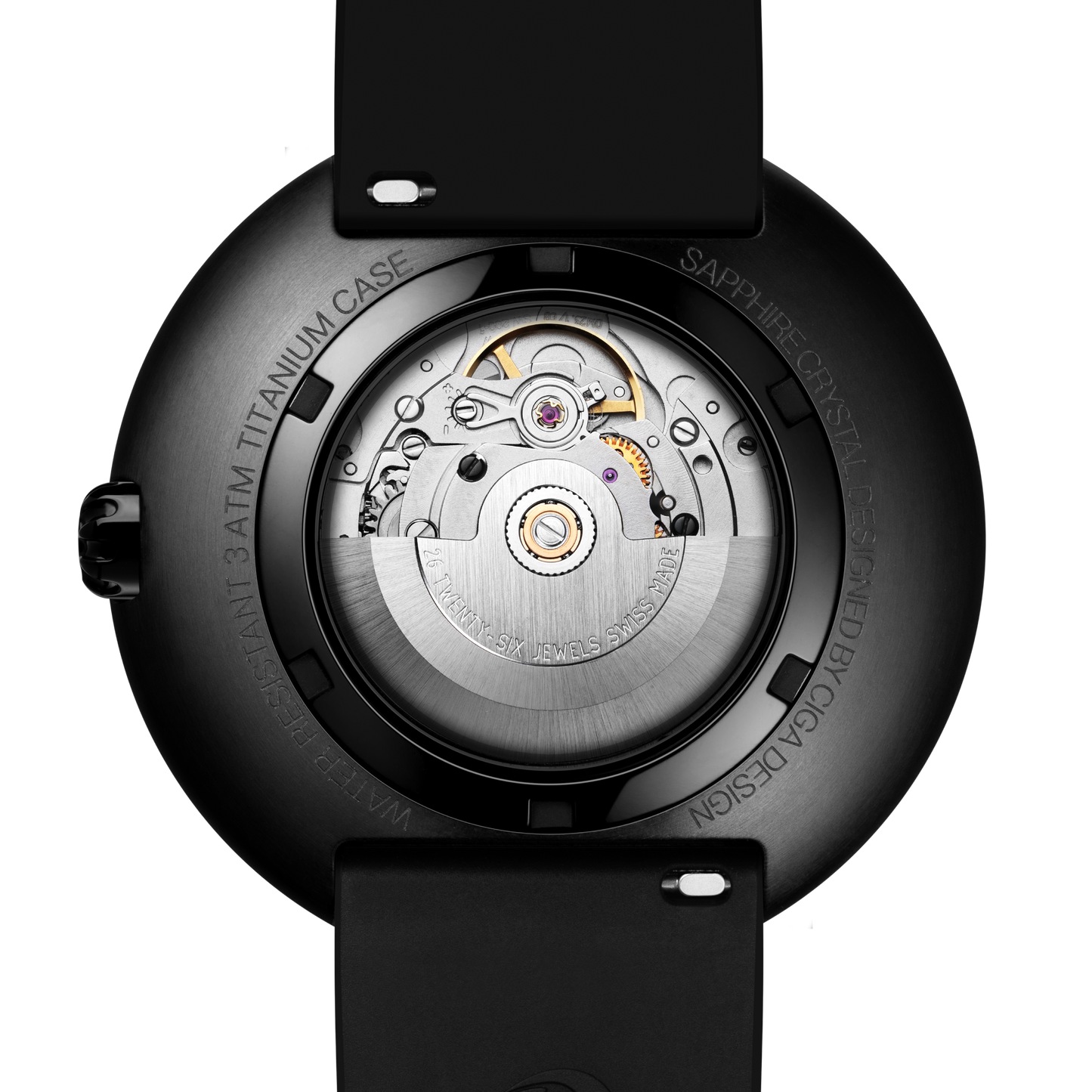CIGA design X LABEL NOIR AUTOMATIC WATCH BLUE PLANET II · BLACK STAR EDITION