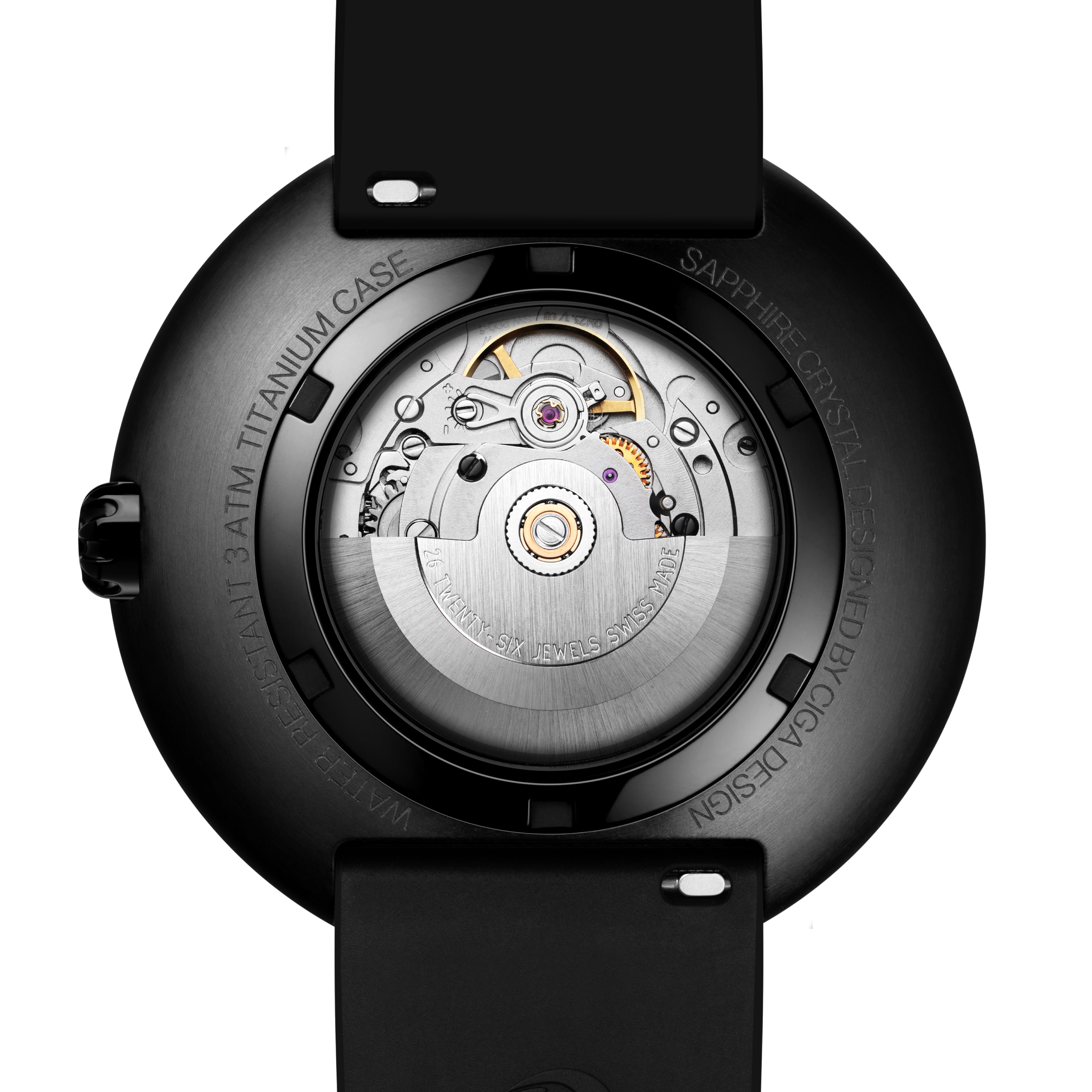 CIGA design X LABEL NOIR AUTOMATIC WATCH BLUE PLANET II · BLACK STAR EDITION