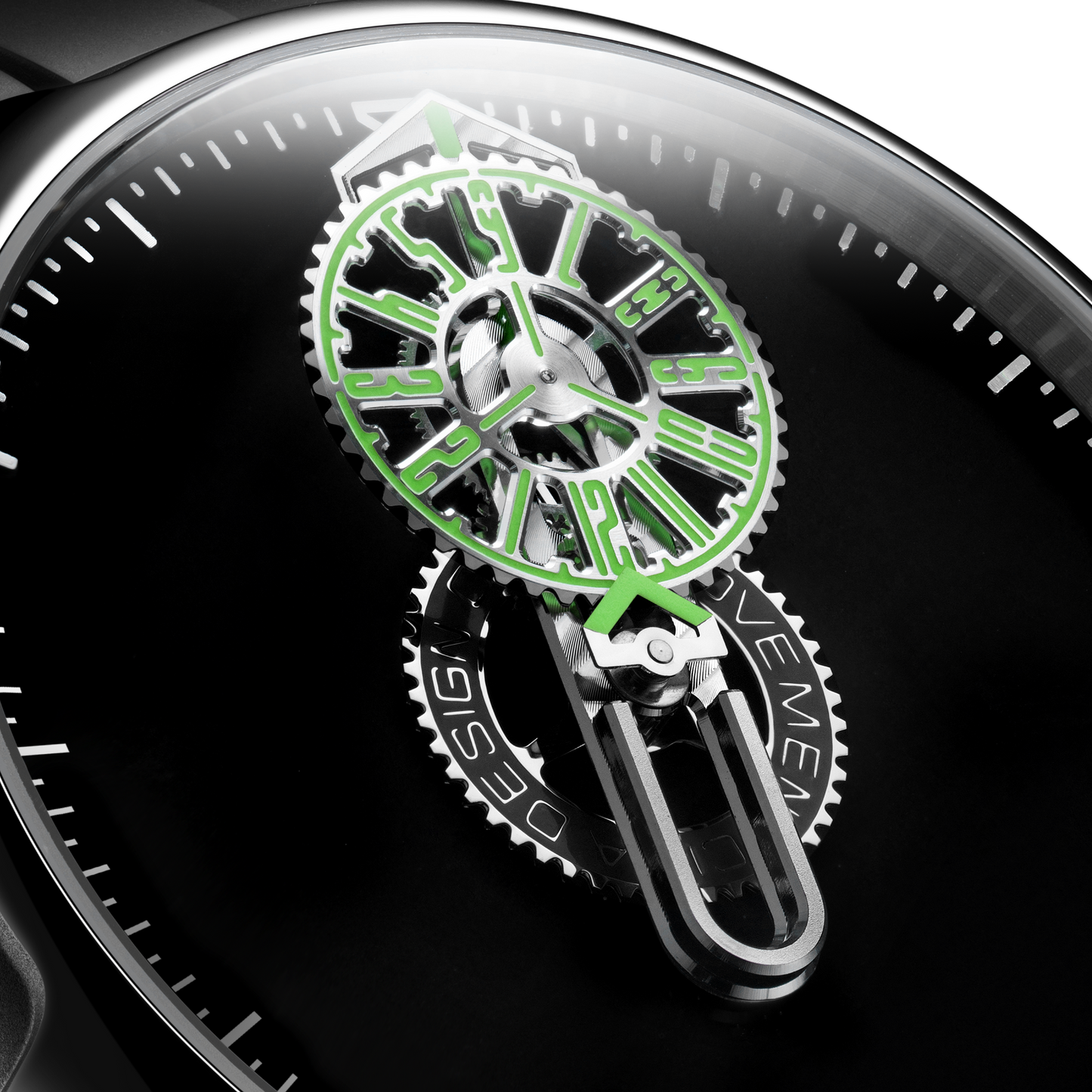 CIGA design AUTOMATIC WANDERING HOUR WATCH · TIME CIPHER