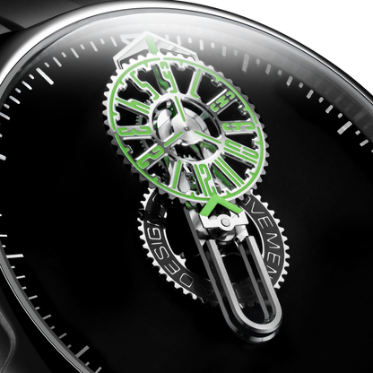 CIGA design AUTOMATIC WANDERING HOUR WATCH · TIME CIPHER