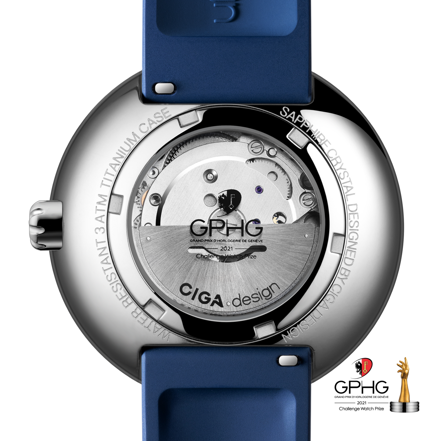 CIGA design BLUE PLANET II · ATLANTIC OCEAN-INSPIRED AUTOMATIC WATCH