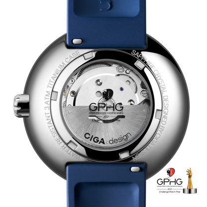 CIGA design BLUE PLANET II · ATLANTIC OCEAN-INSPIRED AUTOMATIC WATCH