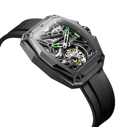 CIGA design ADVANCED SKELETON COMPLICATION WATCH HUNTER · TOURBILLON