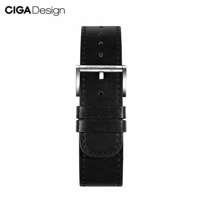 CIGA design leather watch strap